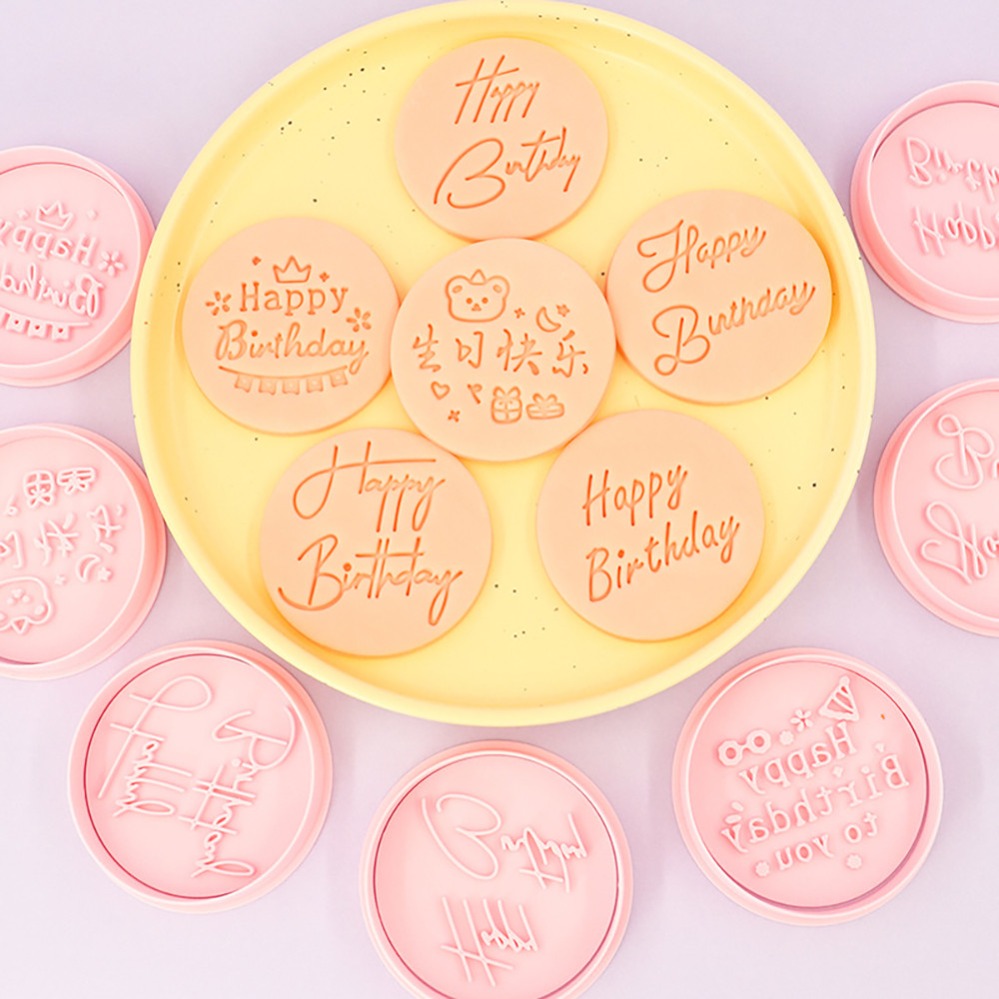 Supply Event - Happy Birthday Cookie Cutters Biscuit Mold