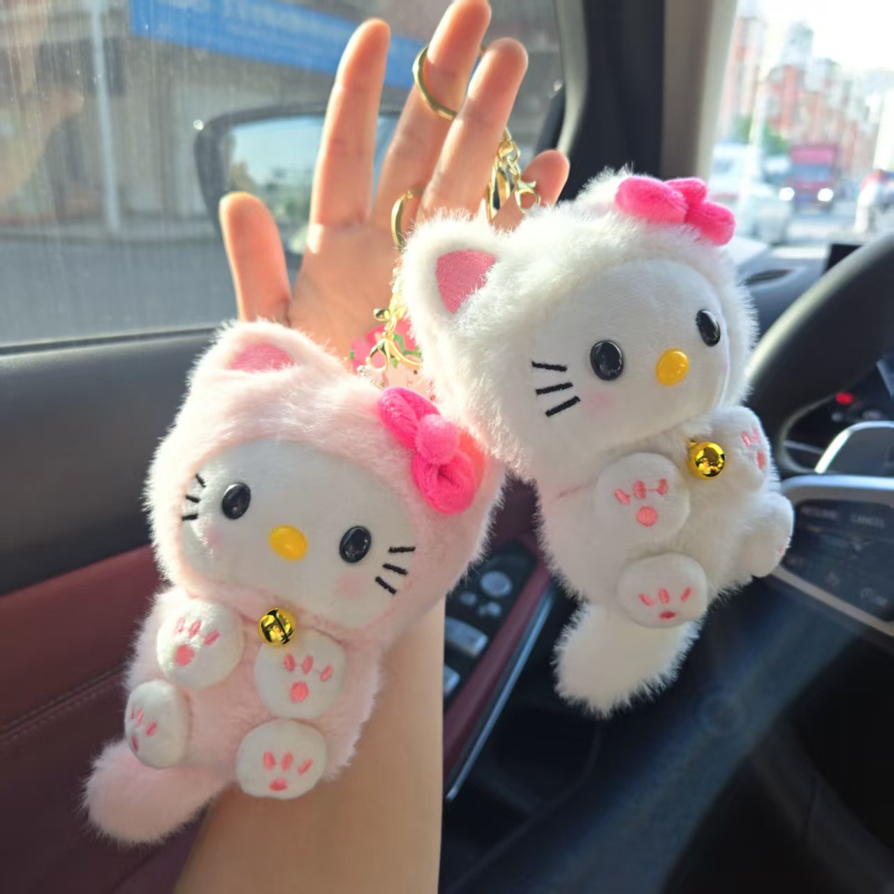 Supply Event - Kawaii HelloKitty Bell Cat Pendant, Cat