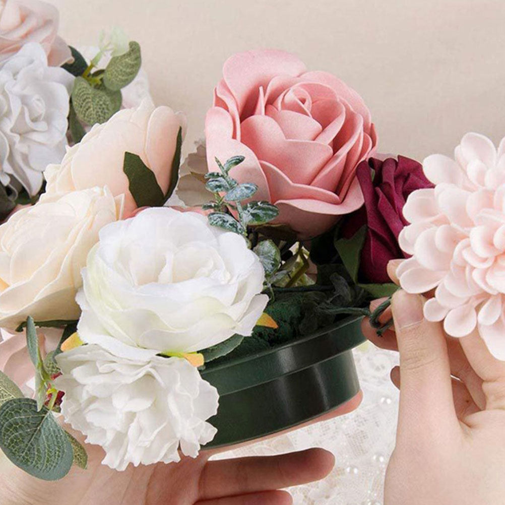 Supply Event - 2Pcs Round Floral Mud Floral Arrangement