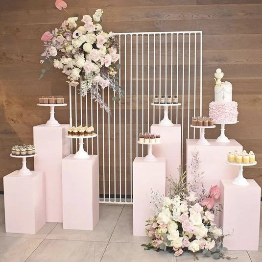 Dessert Table Cake Stand Birth - đánh giá và giá Dessert Table Backdrop