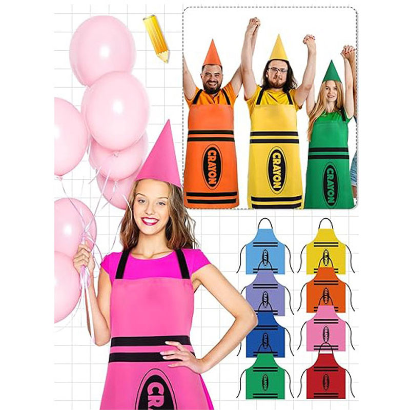Colorful Crayon Themed Gnome S - đánh giá và giá Party Hat Cone