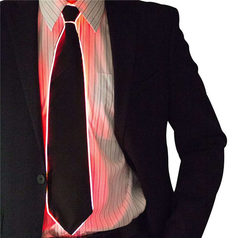 Men Glowing Tie EL Wire Neon L - đánh giá và giá Event Party Dj