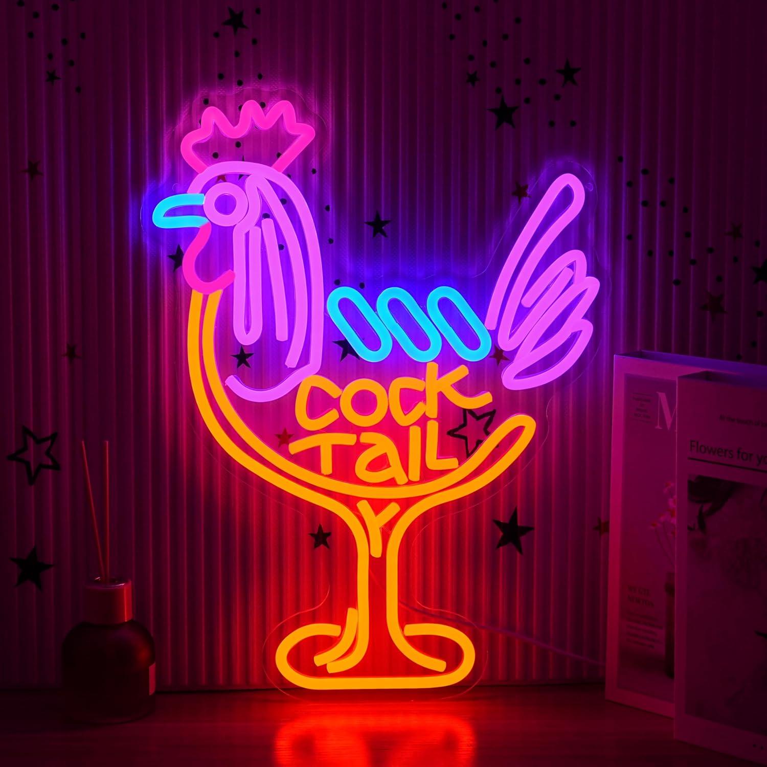 Cocktail Neon Sign USB Dimmabl - đánh giá và giá Neon Sign Party